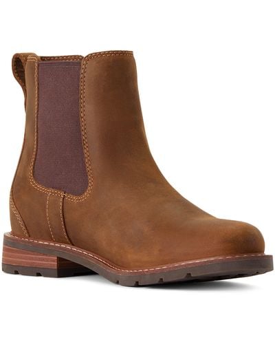 Ariat Wexford Waterproof Chelsea Boot - Brown