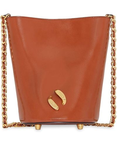 Rebecca Minkoff Infinity Leather Crossbody Bag - Brown