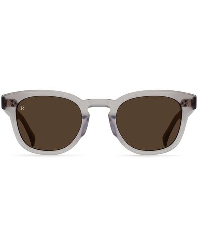 Raen Squire 49mm Round Sunglasses - Brown