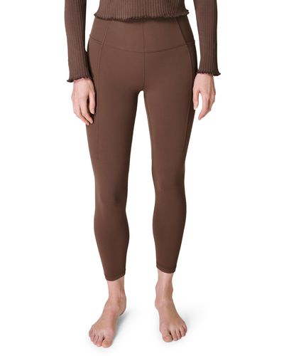 Sweaty Betty Supersoft High Waist 7/8 leggings - Brown