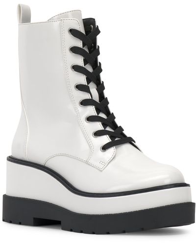 Jessica Simpson Imelda Combat Boot - White