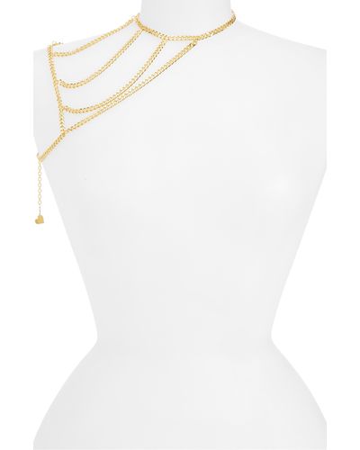 VIDAKUSH Chain On Ya Shoulder Body Jewelry - White