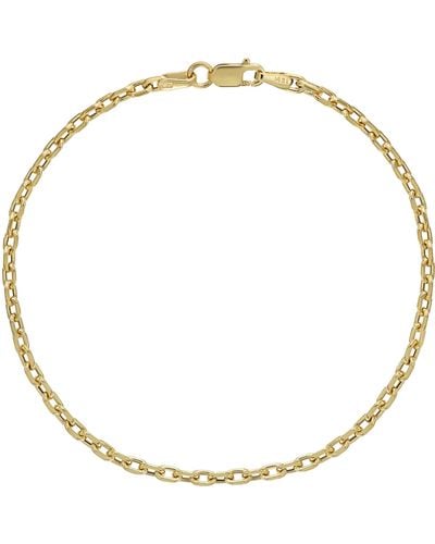 Bony Levy 14k Gold Link Bracelet - White