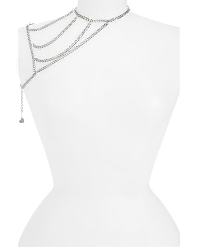 VIDAKUSH Chain On Ya Shoulder Body Jewelry - White