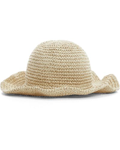 Mango Crochet Sun Hat - Natural