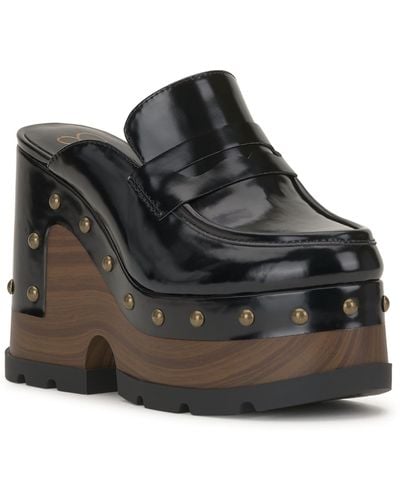 Jessica Simpson Hunyie Platform Loafer Clog - Black