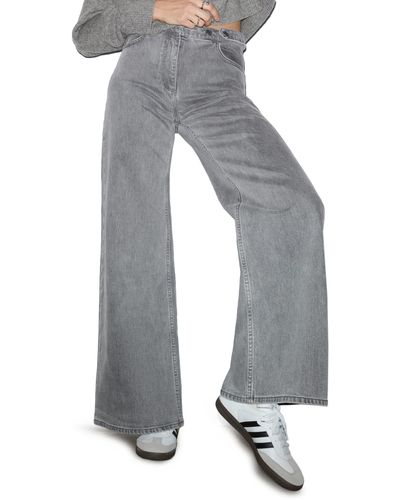 & Other Stories & Wide Leg Jeans - Gray