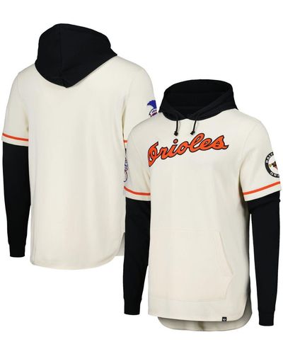 '47 Baltimore Orioles Trifecta Shortstop Pullover Hoodie At Nordstrom - Natural