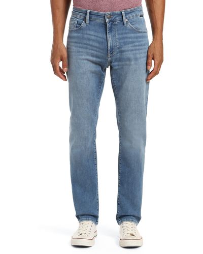 Mavi Zach Straight Leg Denim Jeans - Blue