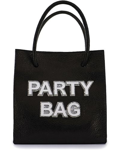 Sophia Webster Mini Party Bag Tote - Black