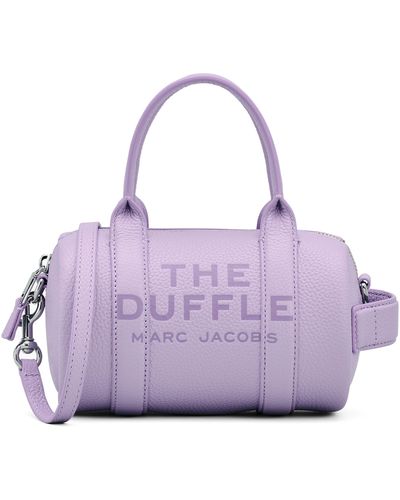 Marc Jacobs The Mini Leather Duffle Bag - Purple