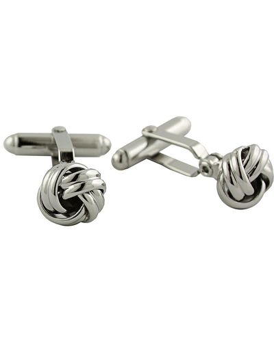 David Donahue Knot Cuff Links - Metallic