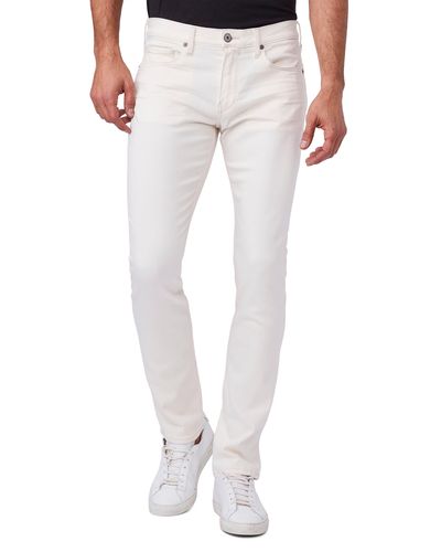 PAIGE Transcend Lennox Slim Jeans - White