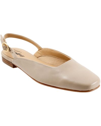 Trotters Holly Slingback Flat - Natural