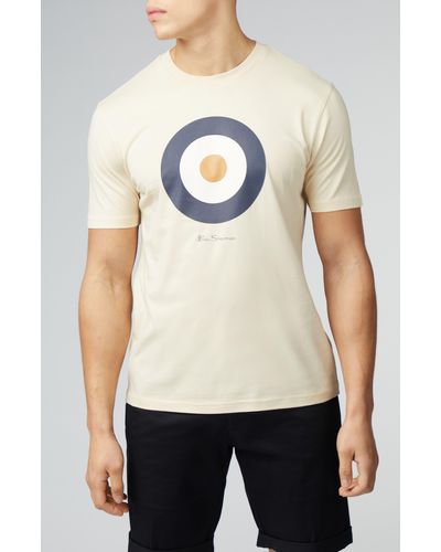 Ben Sherman Signature Target Graphic T-shirt - Natural