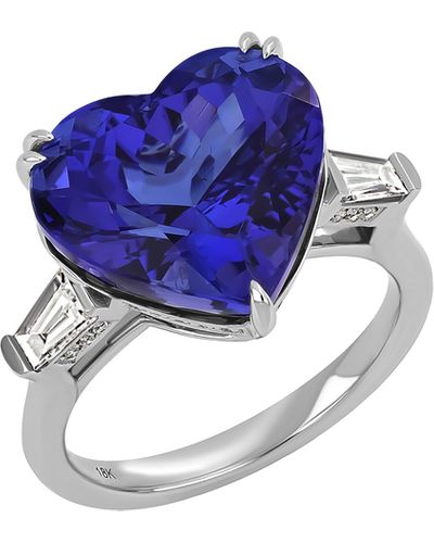 Bony Levy Collectors Tanzanite & Diamond Ring - Blue