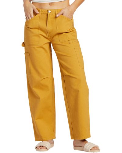 Billabong Leia Pants - Yellow