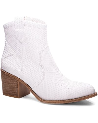 Dirty Laundry Unite Western Bootie - White