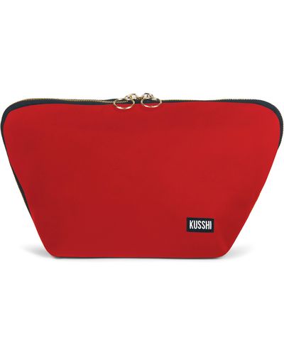 KUSSHI Vacationer Makeup Bag - Red