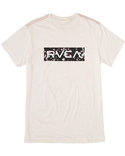 RVCA Big Filler Logo Graphic T-shirt - White