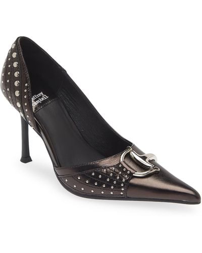 Jeffrey Campbell Electro Pointed Toe Pump - Black