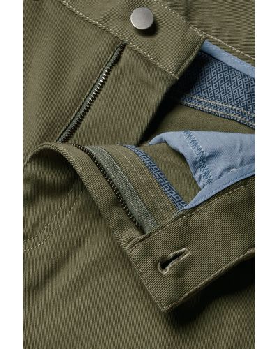 Charles Tyrwhitt Twill Slim Fit 5 Pocket Jeans - Green