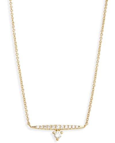 Bony Levy Simple Obsession Diamond Bar Pendant Necklace - Multicolor
