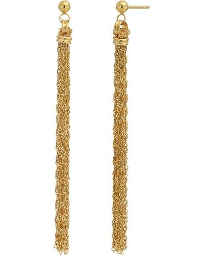 Bony Levy Singapore14k Gold Chain Drop Earrings - Metallic