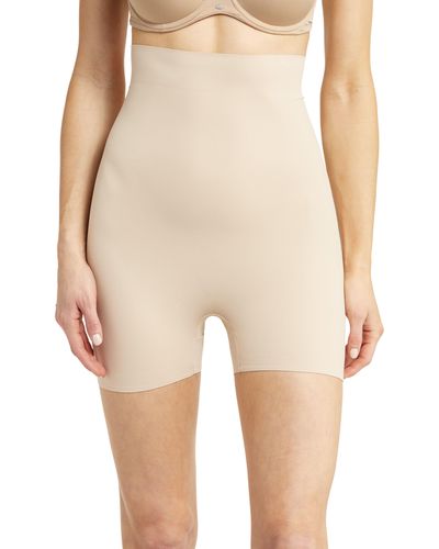 Tc Fine Intimates Sleek Essentials High Waist Shaper Shorts - Natural