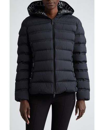 Moncler Alete Hooded Down Puffer Jacket - Blue