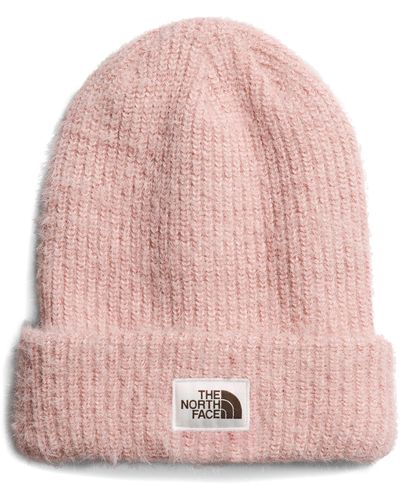 The North Face Salty Bae Knit Beanie - Pink