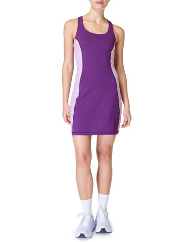 Sweaty Betty Power Workout Colorblock Performance Dress - Purple
