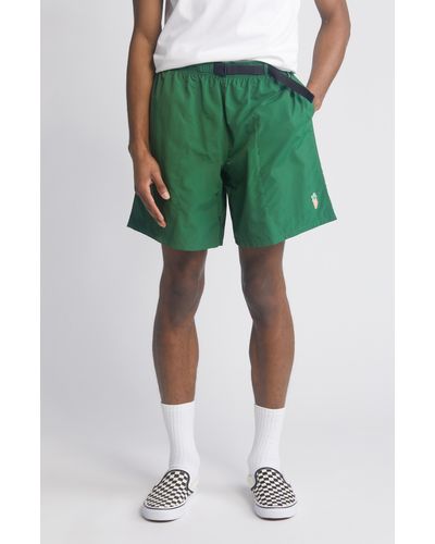 Carrots Stem Nylon Shorts - Green