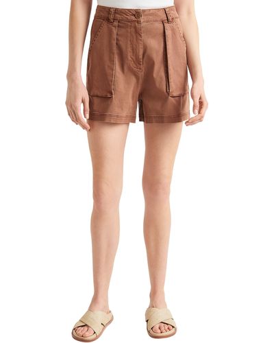Splendid Margaret Trouser Shorts - Orange