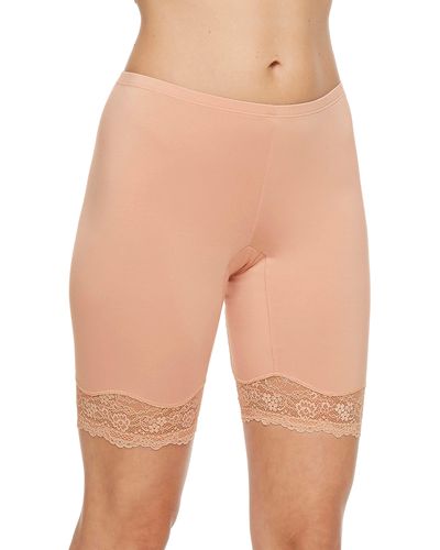 Biker shorts with lace at the bottom 2025
