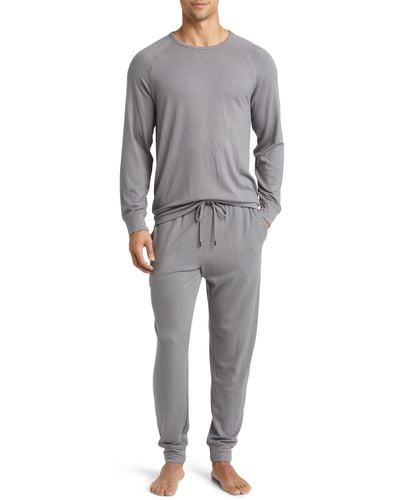 Daniel Buchler Stretch Viscose Pajama sweatpants - Gray