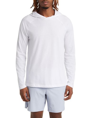 Alo Yoga Core Pullover Hoodie - White