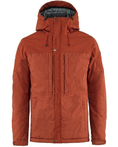 Fjallraven Skogsö Water Resistant Insulated Jacket - Orange