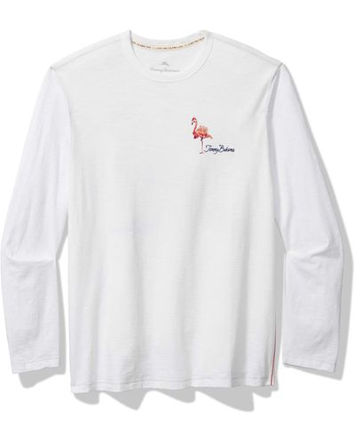 Men's Tommy Bahama Heathered Gray New England Patriots Sport Lei Pass Long  Sleeve T-Shirt