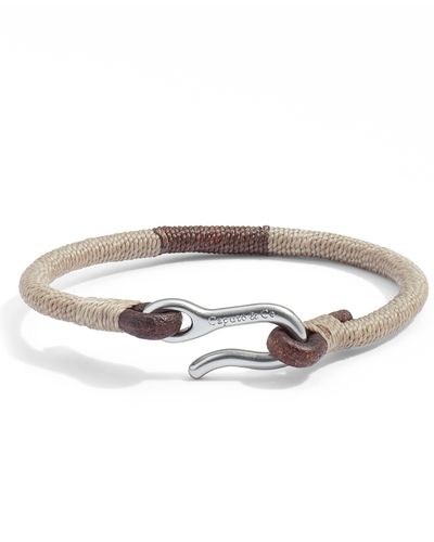 Caputo & Co. Wrapped Leather Bracelet - Multicolor