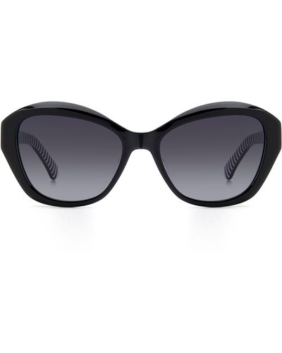 Kate Spade Aglaia 54mm Gradient Cat Eye Sunglasses - Blue