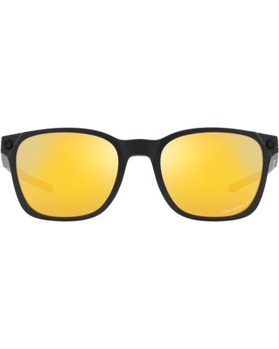 Oakley Ojector 55mm Prizm Polarized Irregular Sunglasses - Yellow