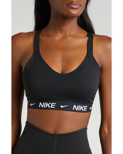 Nike Indy Dri-fit Medium Support Sports Bra - Black