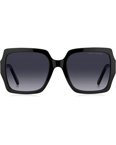 Marc Jacobs 55mm Gradient Square Sunglasses - Blue