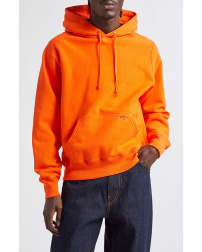 Noah Classic Cotton Fleece Hoodie - Orange