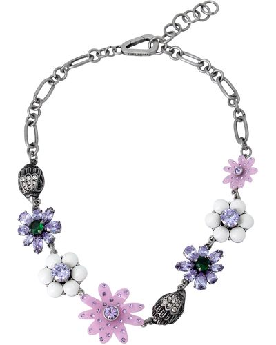Kurt Geiger Eagle And Daisy Statement Necklace - Multicolor