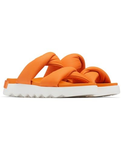 Sorel Viibe Twist Slide Sandal - Orange
