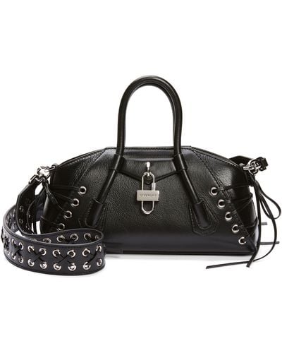 Givenchy Mini Antigona Stretch Leather Satchel - Black