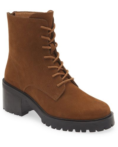 Madewell The Bradley Lace-up Lug Sole Boot - Brown