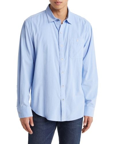 Tommy Bahama Sandwash Corduroy Button-up Shirt - Blue